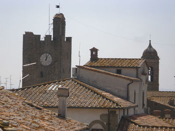 Low angle view of built structures