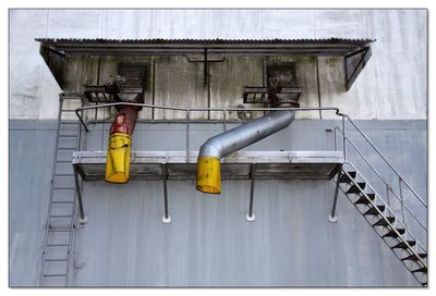 View of pipe on wall