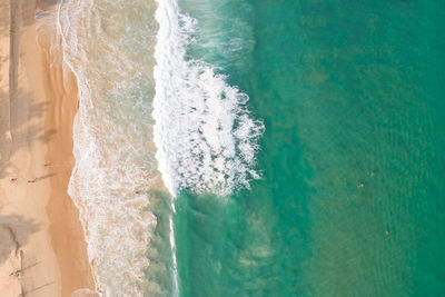 High angle view of swimming pool