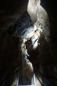 Low angle view of cave