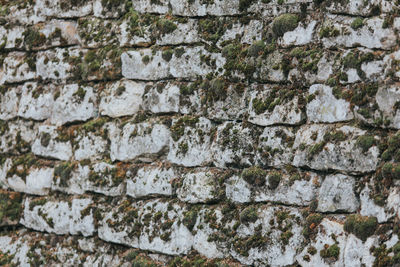 Full frame shot of stone wall