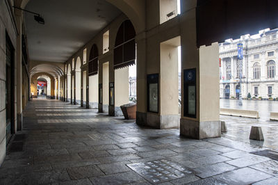 Corridor of building