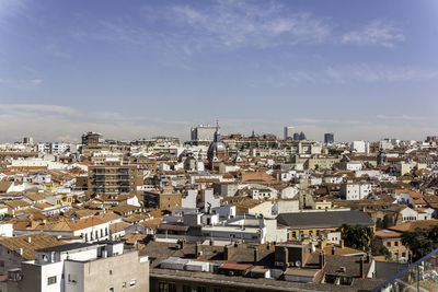 Townscape against sky