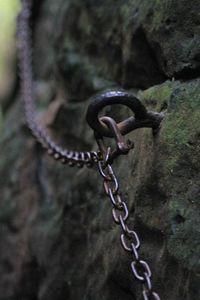 Close-up of chain link fence