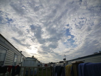 Panoramic view of buildings against sky