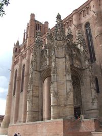 Low angle view of church against sky