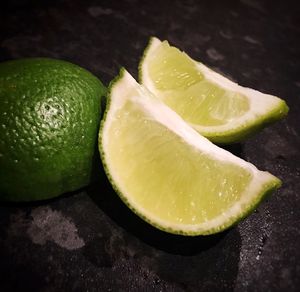 Close-up of lemon slices