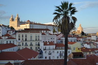 Idyllic cityscape of lisbon