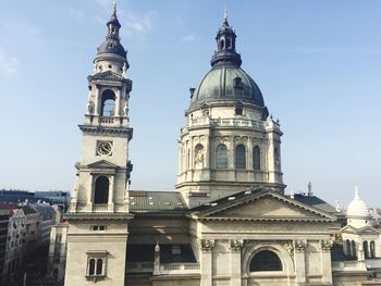 Low angle view of church