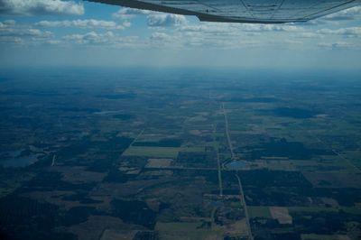 Aerial view of landscape