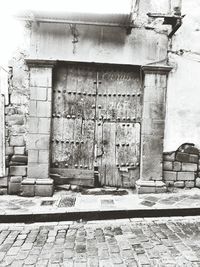 View of an abandoned building
