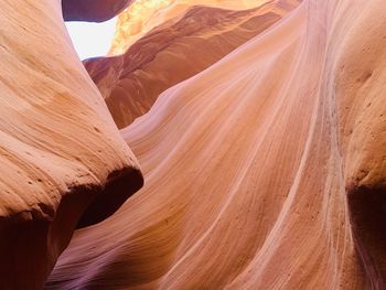 Scenic view of rock formations