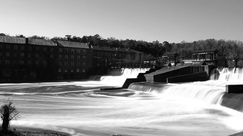 View of dam against sky