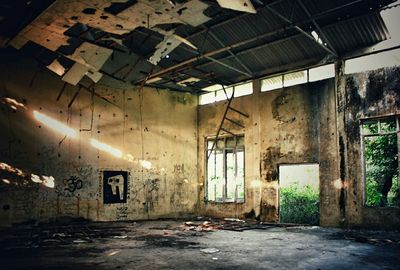 Interior of old building