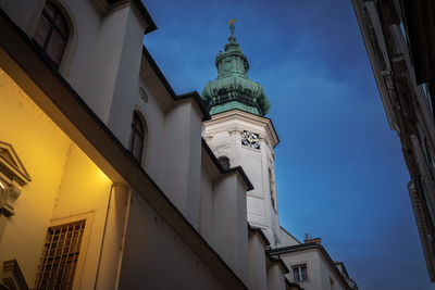 Low angle view of building against sky