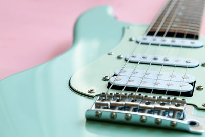 Close-up of guitar