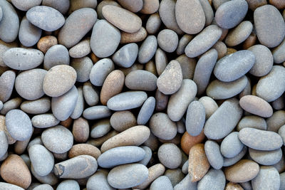 Full frame shot of pebbles