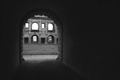 Archway in front of building