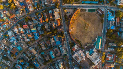 Aerial view of the haven of peace, city of dar es salaam