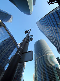 Low angle view of modern office building