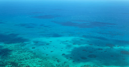 Aerial view of sea