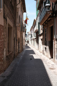 Street amidst buildings in city