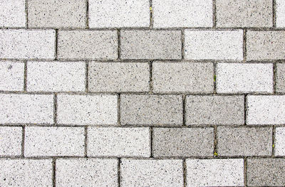 Full frame shot of cobblestone footpath