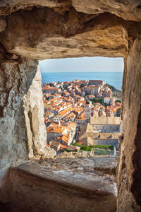 View of buildings in city