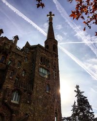 Low angle view of building against sky