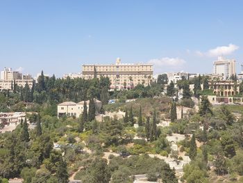 View of buildings in city