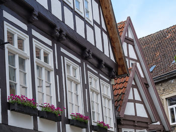 Low angle view of building against sky