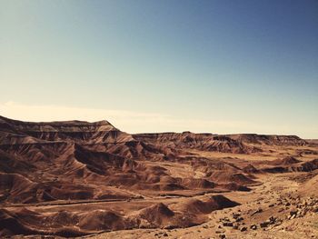 View of a desert