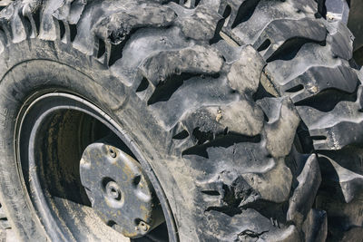 Close-up of wheel