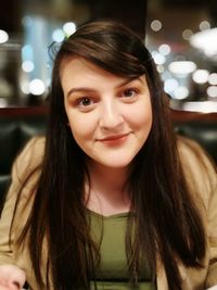 Portrait of smiling young woman