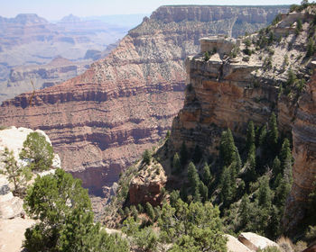 High angle view of  grand canyon