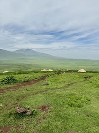 Scenic view of landscape against sky