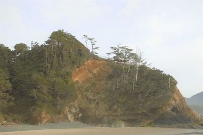 Scenic view of mountain against sky