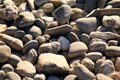 Full frame of stones