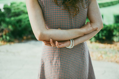 Close-up of woman