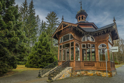 Low angle view of church