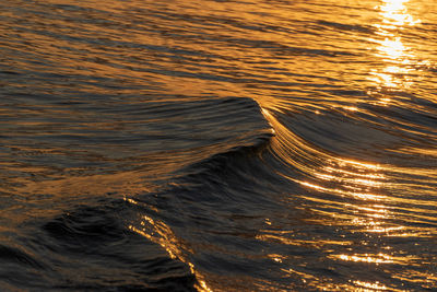 Close-up of rippled water