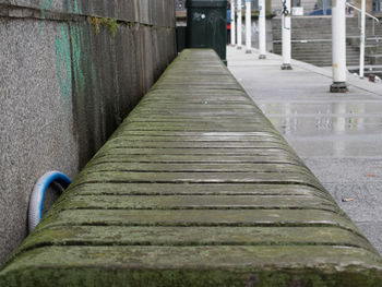 Close-up view of walkway