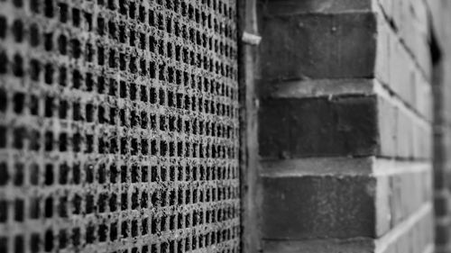 Close-up of brick wall