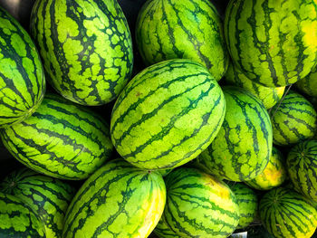 Full frame shot of fruits for sale in market