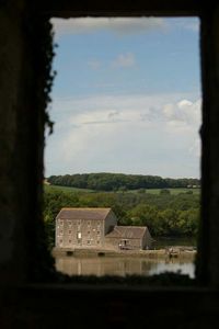 Built structure on landscape