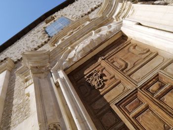 Low angle view of historical building