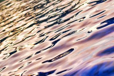 Full frame shot of rippled water