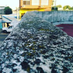 Surface level of built structure