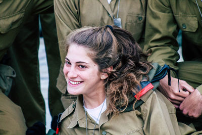 Portrait of a smiling young woman