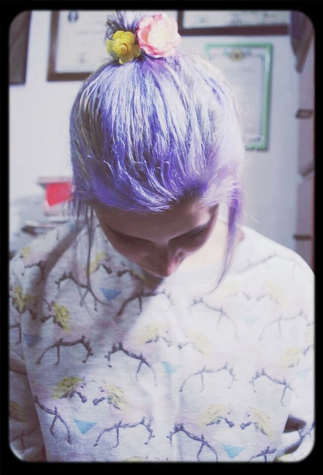 Purple hair